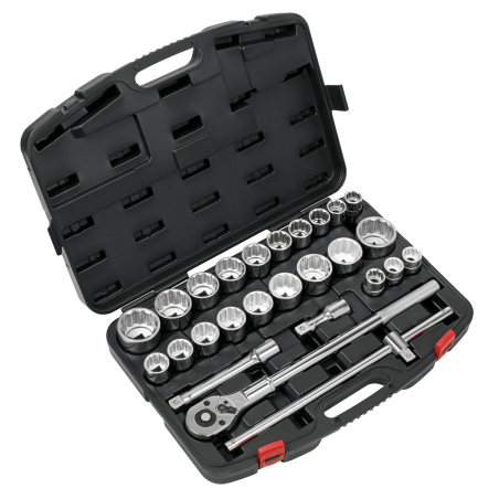 Socket Set 26pc 3/4"Sq Drive 12-point WallDrive®