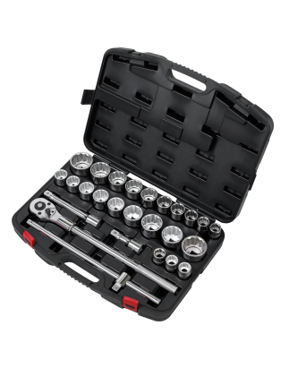 Socket Set 26pc 3/4"Sq Drive 12-point WallDrive®