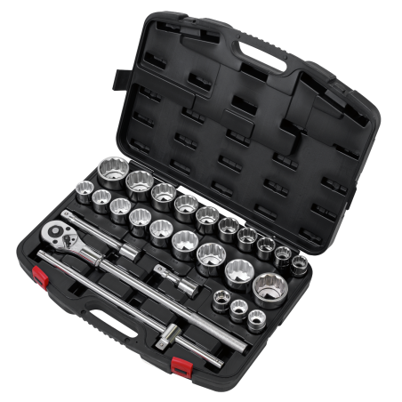 Socket Set 26pc 3/4"Sq Drive 12-point WallDrive®