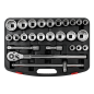 Socket Set 26pc 3/4"Sq Drive 12-point WallDrive®