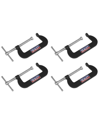 Junior C-Clamp Set 76mm x 35mm 4pc