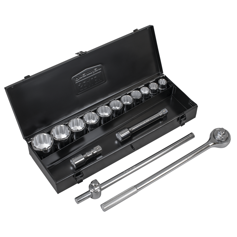 Socket Set 15pc 3/4"Sq Drive 12-point WallDrive®