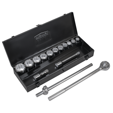 Socket Set 15pc 3/4"Sq Drive 12-point WallDrive®