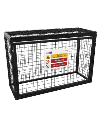 Cage de sécurité pour bouteille de gaz - 4 x 19 kg