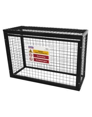 Cage de sécurité pour bouteille de gaz - 4 x 19 kg