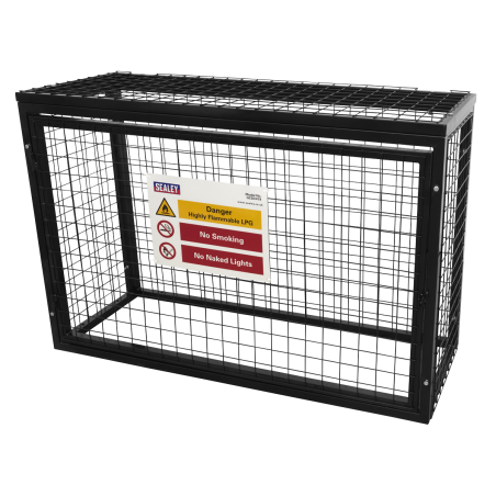 Cage de sécurité pour bouteille de gaz - 4 x 19 kg