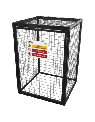 Cage de sécurité pour bouteille de gaz - 4 x 47 kg