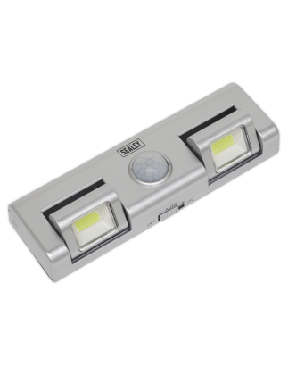 Auto Light 1W COB LED with PIR Sensor 3 x AA Cell