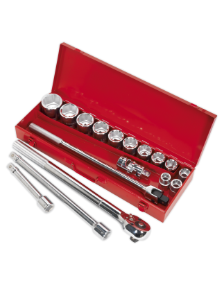 Socket Set 17pc 3/4"Sq Drive WallDrive® Metric