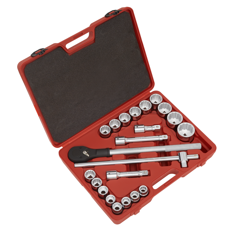 Socket Set 22pc 3/4"Sq Drive 12-point WallDrive® Metric