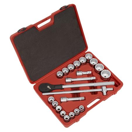 Socket Set 22pc 3/4"Sq Drive 12-point WallDrive® Metric