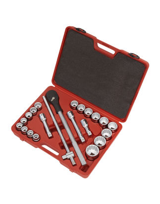 Socket Set 22pc 3/4"Sq Drive 12-point WallDrive® Metric