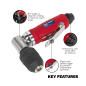 Generation Air Angle Drill with Keyless Chuck 10mm