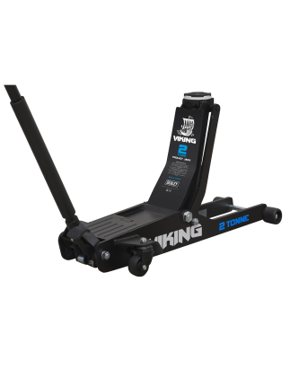 Viking Low Profile Professional Long Reach Trolley Jack with Rocket Lift 2 Tonne