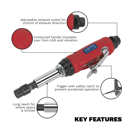 Generation Long Reach Air Die Grinder