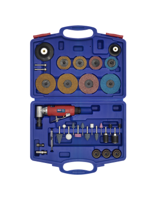 Kit de meulage/ponçage d'angle d'air Generation, 42 pièces