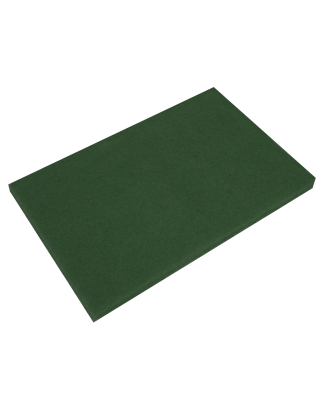 Green Scrubber Pads 12 x 18 x 1" - Pack of 5