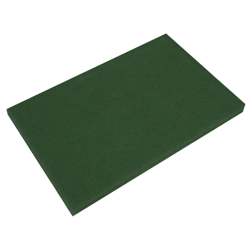 Green Scrubber Pads 12 x 18 x 1" - Pack of 5