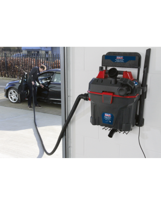 Garage Vacuum with Remote Control 1500W - Wall Mounting