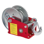 Geared Hand Winch with Brake & Cable 540kg Capacity