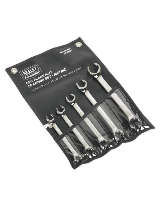 Flare Nut Spanner Set 5pc Metric