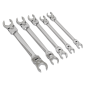 Flexi-Head Flare Nut Spanner Set 5pc