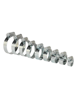 Assortiment de colliers de serrage HI-GRIP®, 85 pièces, tailles Ø9,5-55 mm