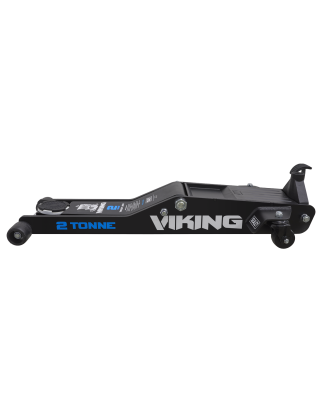 Viking Low Profile Professional Long Reach Trolley Jack with Rocket Lift 2 Tonne