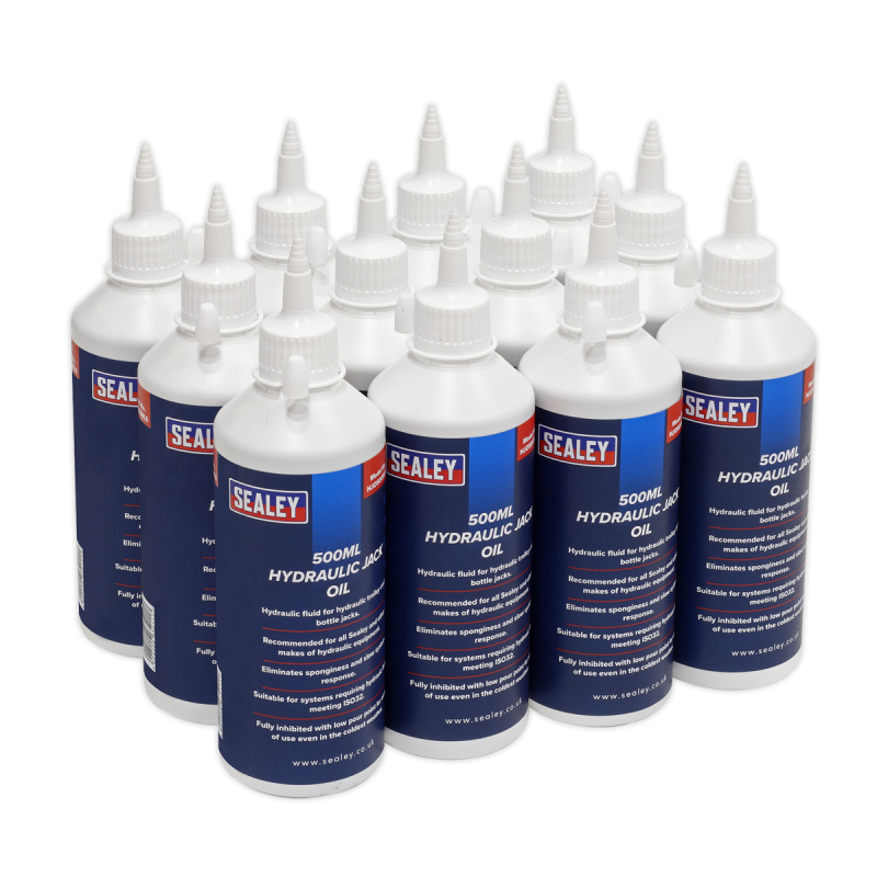 Hydraulic Jack Oil 500ml Pack of 12