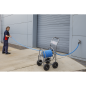 Heavy-Duty Hose Reel Cart with 15m Heavy-Duty Ø19mm Hot & Cold Rubber Water Hose