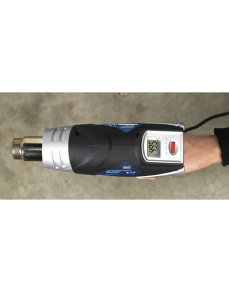 Deluxe Hot Air Gun Kit with LED Display 2000W 80-600°C