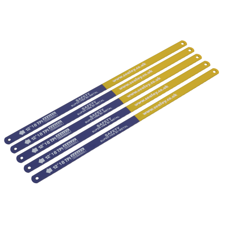 Hacksaw Blade 300mm HSS Bi-Metal 18tpi Pack of 5