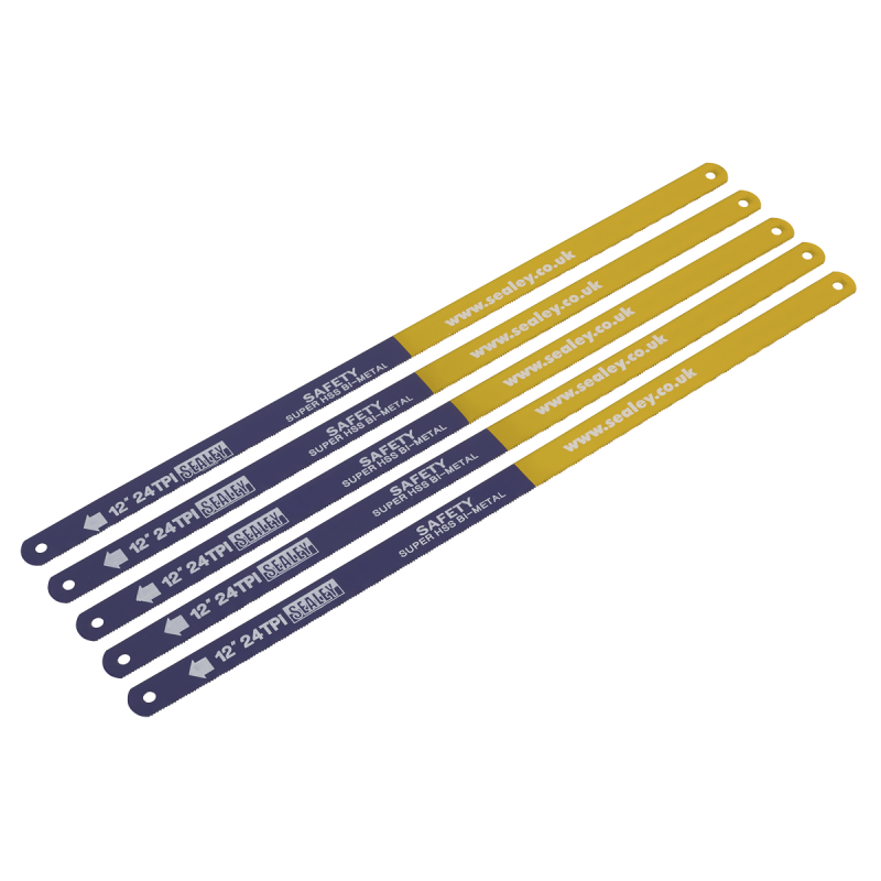 Hacksaw Blade 300mm HSS Bi-Metal 24tpi Pack of 5