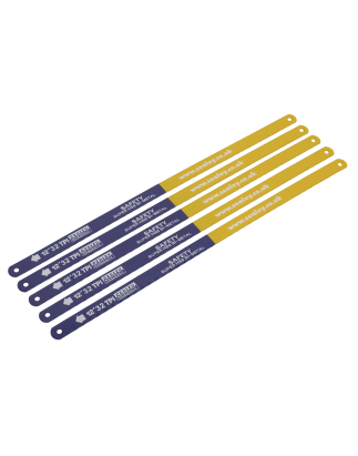 Hacksaw Blade 300mm HSS Bi-Metal 32tpi Pack of 5