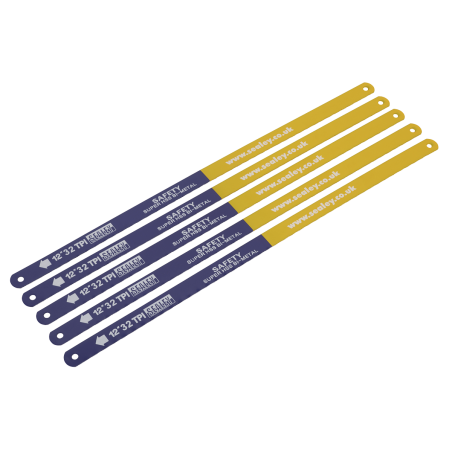 Hacksaw Blade 300mm HSS Bi-Metal 32tpi Pack of 5