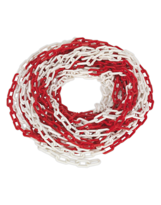 Safety Chain Red/White 25m x 6mm