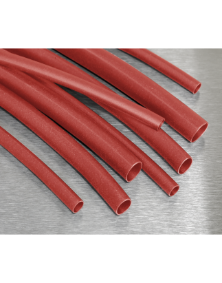 Assortiment de gaines thermorétractables 95 pièces 100 mm rouge