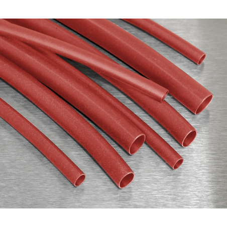 Assortiment de gaines thermorétractables 95 pièces 100 mm rouge