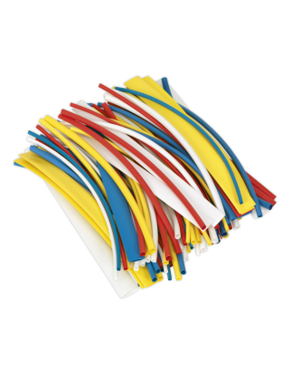 Heat Shrink Tubing Mixed Colours 200mm 100pc