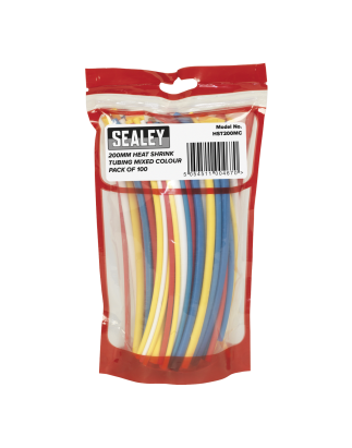 Heat Shrink Tubing Mixed Colours 200mm 100pc