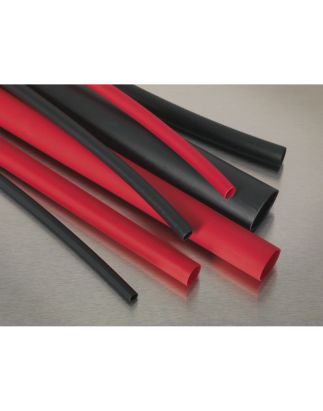 Heat Shrink Tubing Assortment 72pc Black & Red Adhesive Lined 200mm