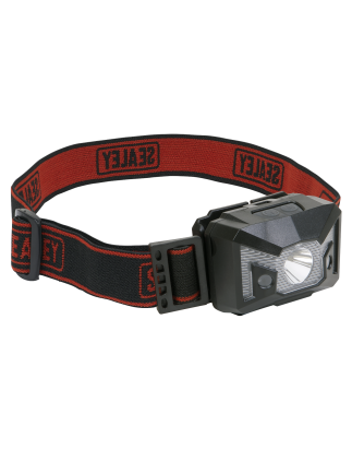 Head Torch 3W SMD & 2 Red LED 3 x AAA Cell with Auto-Sensor