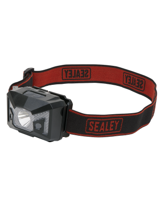 Head Torch 3W SMD & 2 Red LED 3 x AAA Cell with Auto-Sensor