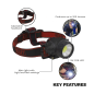 Head Torch 3W COB LED