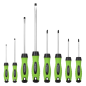 Screwdriver Set 8pc Hi-Vis Green