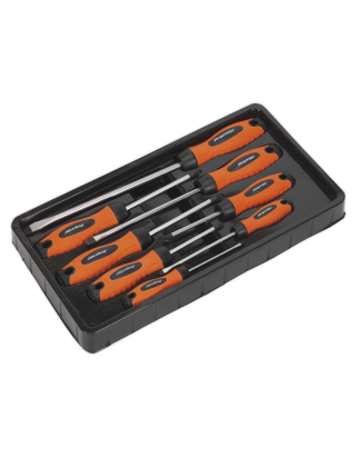 Screwdriver Set 8pc Hi-Vis Orange