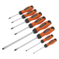 Screwdriver Set 8pc Hi-Vis Orange