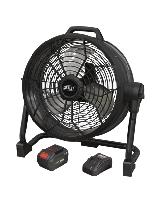 Kit de ventilateur à tambour haute vitesse 2 en 1 sans fil/filaire de 16 po, série SV20 20 V