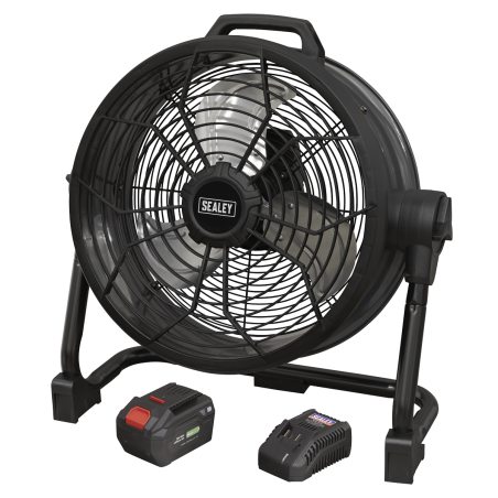 Kit de ventilateur à tambour haute vitesse 2 en 1 sans fil/filaire de 16 po, série SV20 20 V