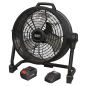 Kit de ventilateur à tambour haute vitesse 2 en 1 sans fil/filaire de 16 po, série SV20 20 V